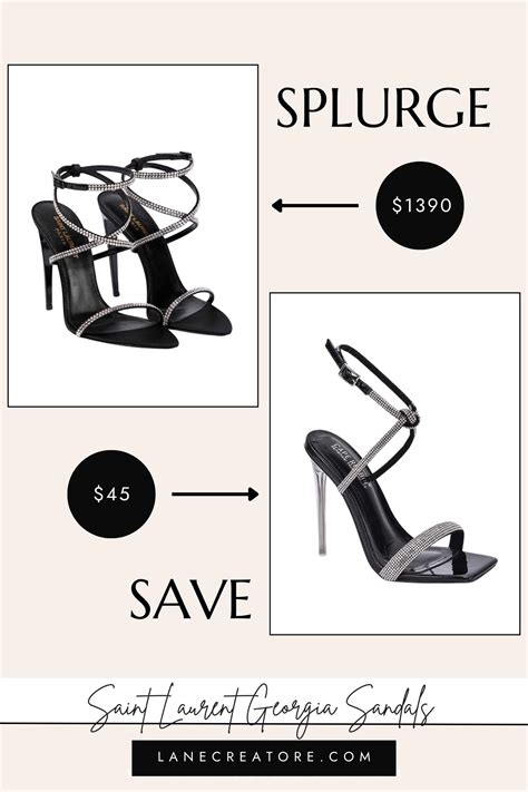 ysl sandal dupe|ysl inspired heel dupe.